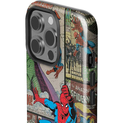 Marvel Classic Comics Amazing Spider-Man Collage iPhone 13 Pro Impact Case