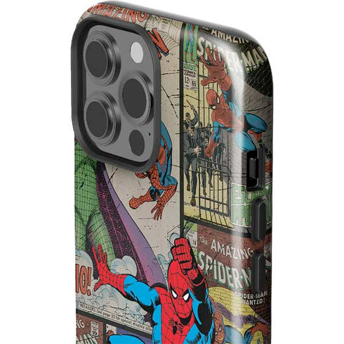 Marvel Classic Comics Amazing Spider-Man Collage iPhone 13 Pro Max Impact Case