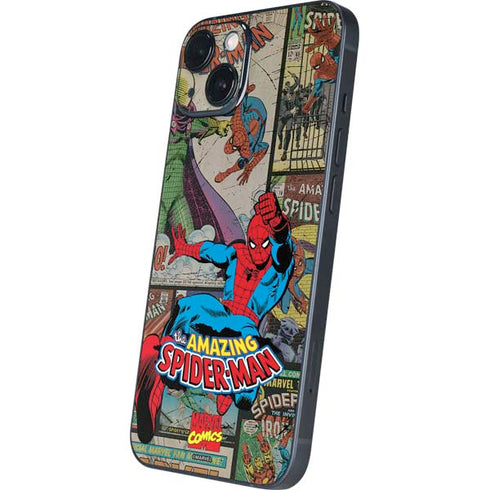 Marvel Classic Comics Amazing Spider-Man Collage iPhone 14 Plus Skin