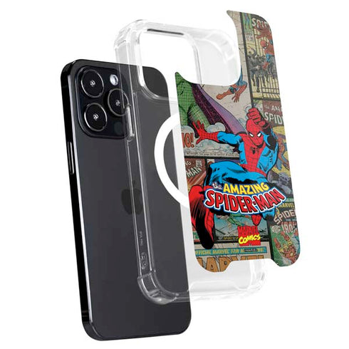 Marvel Classic Comics Amazing Spider-Man Collage iPhone 14 Pro Max MagSafe Case