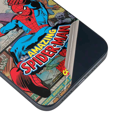 Marvel Classic Comics Amazing Spider-Man Collage iPhone 14 Skin
