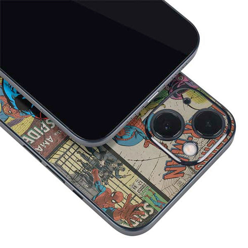 Marvel Classic Comics Amazing Spider-Man Collage iPhone 14 Skin