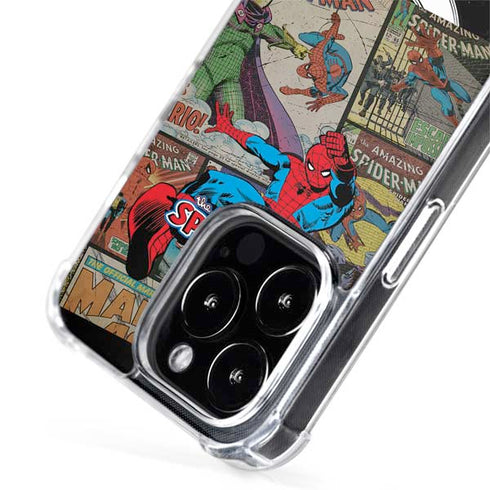 Marvel Classic Comics Amazing Spider-Man Collage iPhone 15 Pro Max MagSafe Case