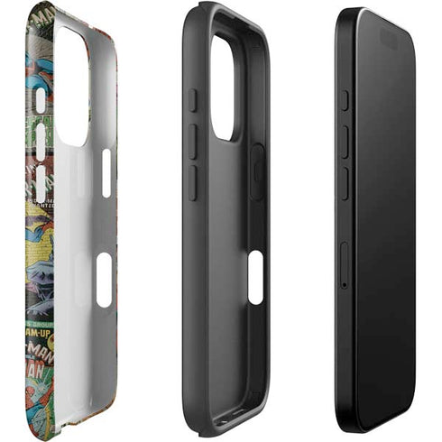Marvel Classic Comics Amazing Spider-Man Collage iPhone 16 Pro Impact Case