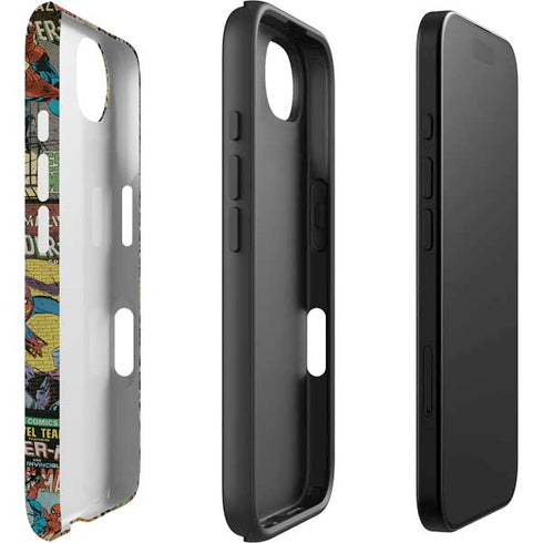 Marvel Classic Comics Amazing Spider-Man Collage iPhone 16e Impact Case