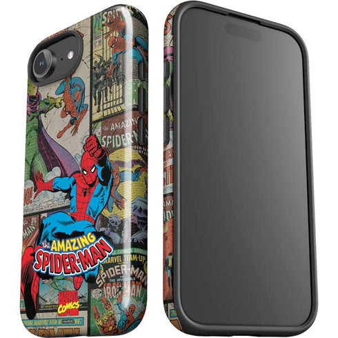 Marvel Classic Comics Amazing Spider-Man Collage iPhone 16e Impact Case