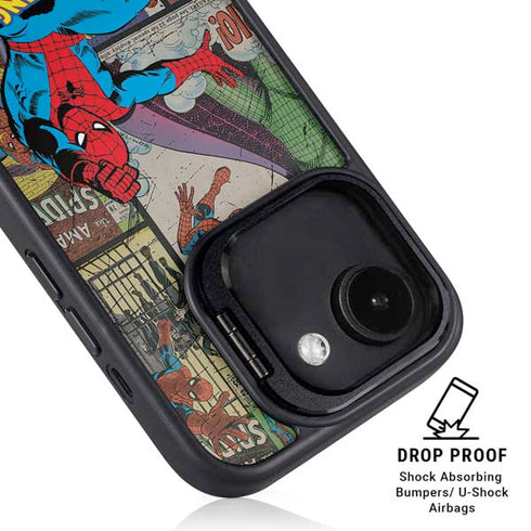 Marvel Classic Comics Amazing Spider-Man Collage iPhone 16e Kickstand Case