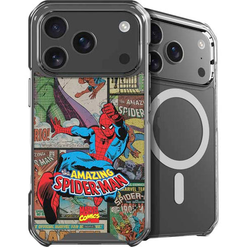 Marvel Classic Comics Amazing Spider-Man Collage iPhone 18 Pro Max MagSafe Case