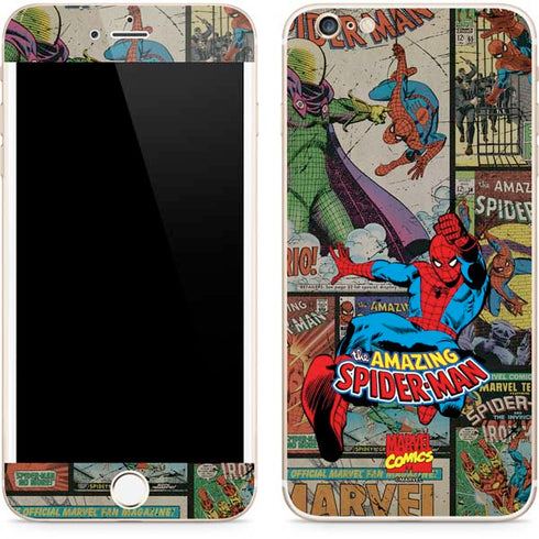 Marvel Classic Comics Amazing Spider-Man Collage iPhone 6/6s Plus Skin