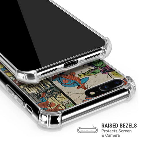 Marvel Classic Comics Amazing Spider-Man Collage iPhone 7/8 Plus Clear Case