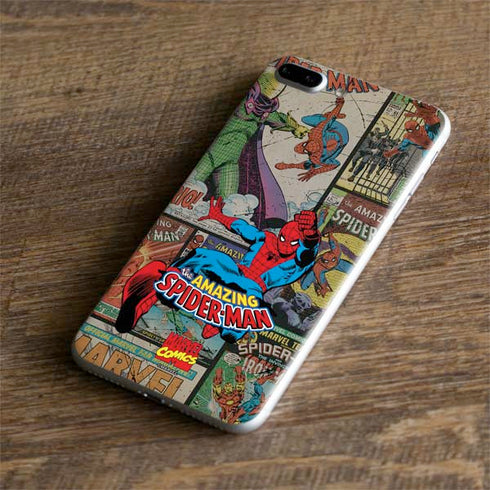 Marvel Classic Comics Amazing Spider-Man Collage iPhone 7 Plus Skin