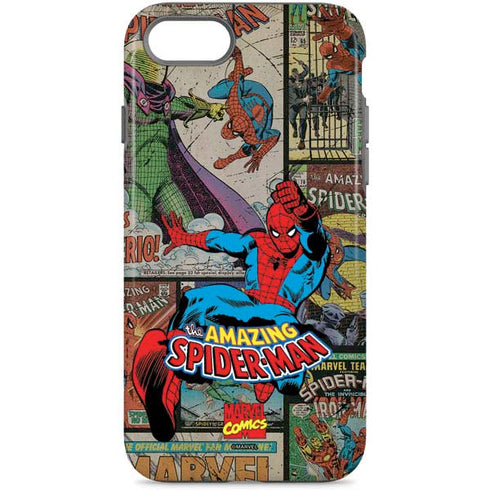 Marvel Classic Comics Amazing Spider-Man Collage iPhone Cases