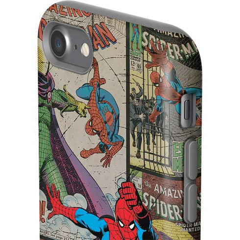 Marvel Classic Comics Amazing Spider-Man Collage iPhone SE (2nd & 3rd Gen) Pro Case