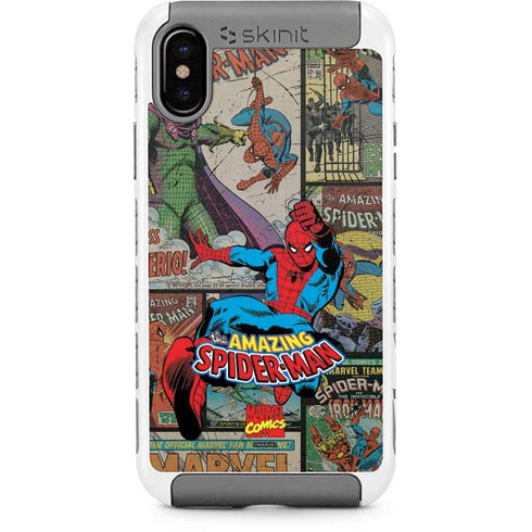 Marvel Classic Comics Amazing Spider-Man Collage iPhone X/XS Cargo Case