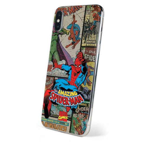 Marvel Classic Comics Amazing Spider-Man Collage iPhone XS Max Skin