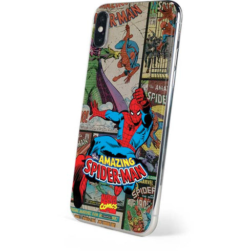 Marvel Classic Comics Amazing Spider-Man Collage iPhone XS Skin