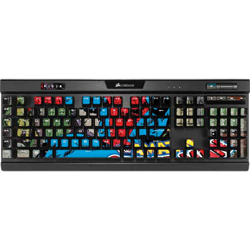 Marvel Classic Comics Amazing Spider-Man Collage K95 RGB PLATINUM Mechanical Gaming Keyboard Skin