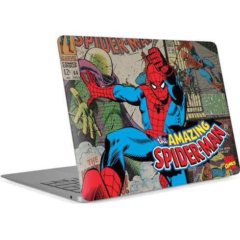 Marvel Classic Comics Amazing Spider-Man Collage Apple MacBook Air Skin