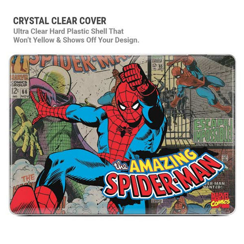 Marvel Classic Comics Amazing Spider-Man Collage MacBook Pro 14in (2021-24) Case plus Skin