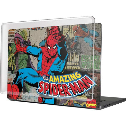 Marvel Classic Comics Amazing Spider-Man Collage MacBook Pro 16in (2021-25) Case plus Skin