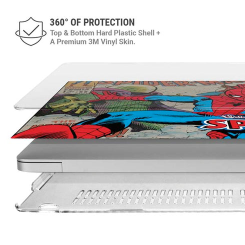 Marvel Classic Comics Amazing Spider-Man Collage MacBook Cases
