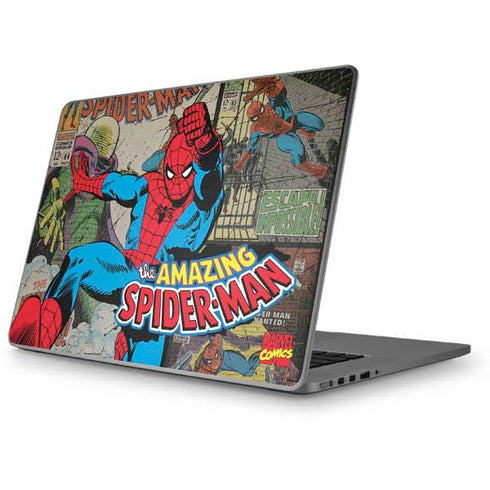 Marvel Classic Comics Amazing Spider-Man Collage Apple MacBook Pro 17-inch Skin