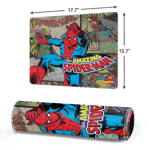 Marvel Classic Comics Amazing Spider-Man Collage Gaming Mouse Pad