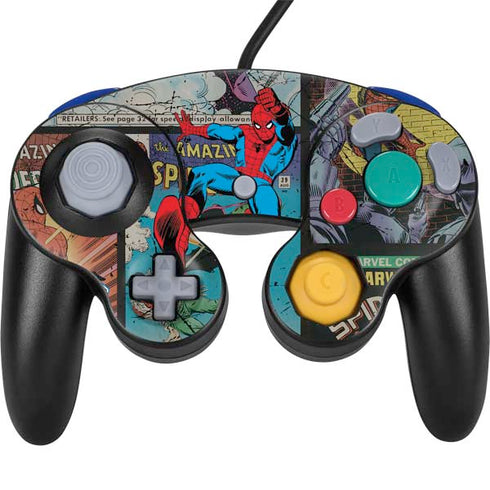 Marvel Classic Comics Amazing Spider-Man Collage Nintendo Skins