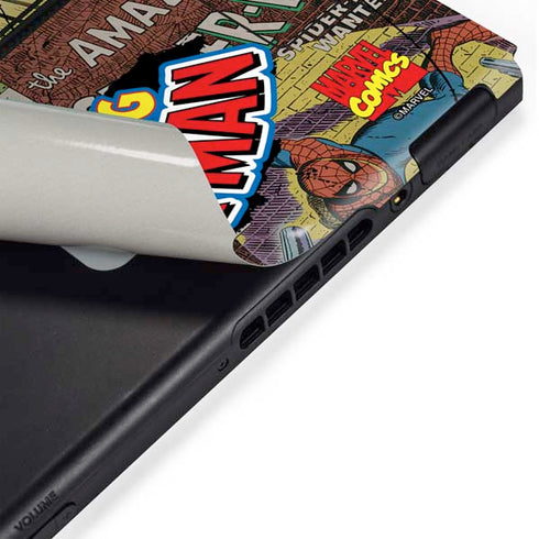 Marvel Classic Comics Amazing Spider-Man Collage Nintendo Switch Bundle Skin