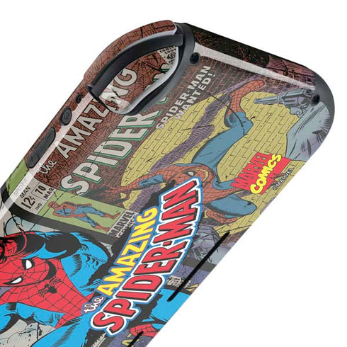 Marvel Classic Comics Amazing Spider-Man Collage Nintendo Switch Lite Skin
