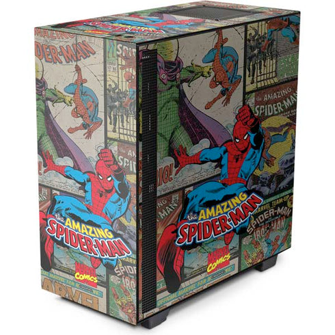 Marvel Classic Comics Amazing Spider-Man Collage NZXT H510 Compact ATX Mid-Tower Case Skin