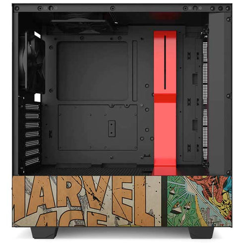 Marvel Classic Comics Amazing Spider-Man Collage NZXT H510 Compact ATX Mid-Tower Case Skin