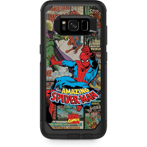 Marvel Classic Comics Amazing Spider-Man Collage Otterbox Commuter Galaxy Skin