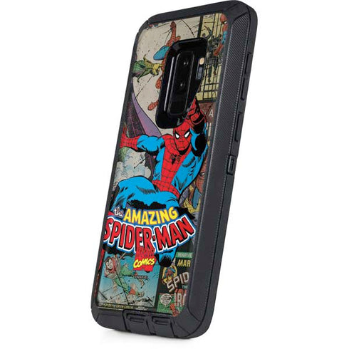 Marvel Classic Comics Amazing Spider-Man Collage Otterbox Defender Galaxy Skin