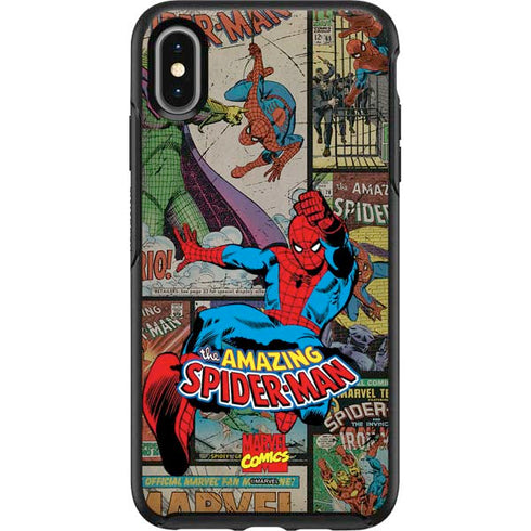 Marvel Classic Comics Amazing Spider-Man Collage Otterbox Symmetry iPhone Skin