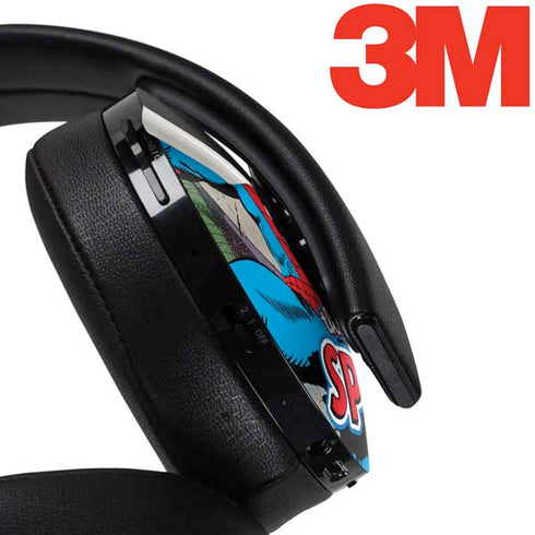 Marvel Classic Comics Amazing Spider-Man Collage PlayStation 4 Gold Wireless Headset Skin