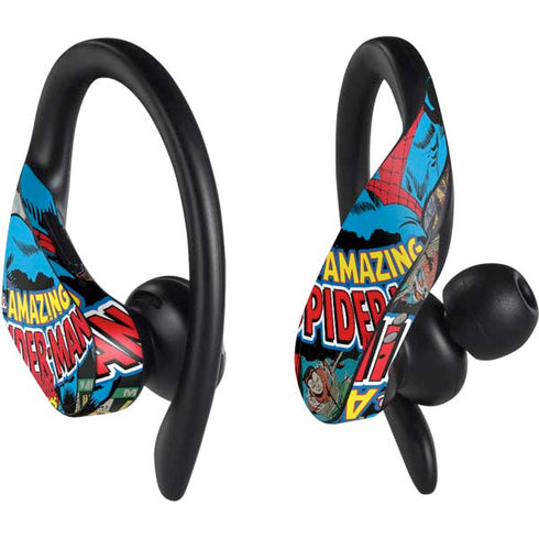 Marvel Classic Comics Amazing Spider-Man Collage PowerBeats Pro Skin
