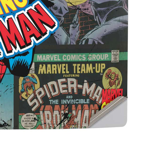 Marvel Classic Comics Amazing Spider-Man Collage PS5 Pro Console Skin