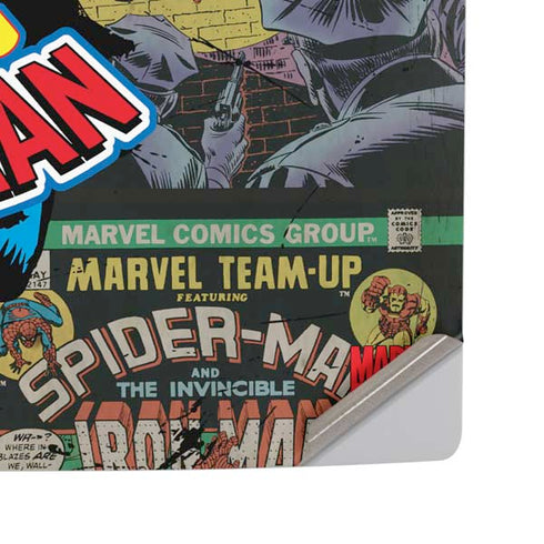 Marvel Classic Comics Amazing Spider-Man Collage PS5 Pro Disk Console Skin