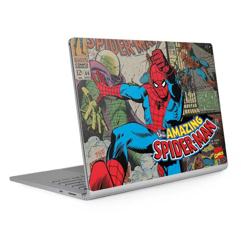 Marvel Classic Comics Amazing Spider-Man Collage Surface Book 2 15in Skin