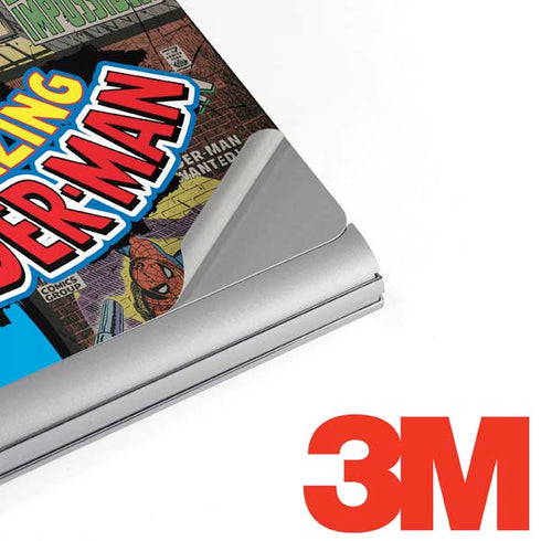Marvel Classic Comics Amazing Spider-Man Collage Surface Book 2 15in Skin