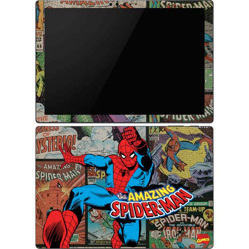 Marvel Classic Comics Amazing Spider-Man Collage Surface Pro 6 Skin