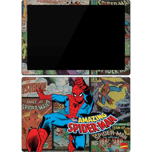 Marvel Classic Comics Amazing Spider-Man Collage Surface Pro 7 Skin