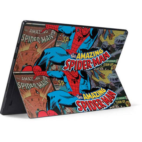 Marvel Classic Comics Amazing Spider-Man Collage Surface Pro 7 Skin