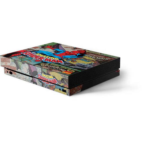 Marvel Classic Comics Amazing Spider-Man Collage Xbox One Skins