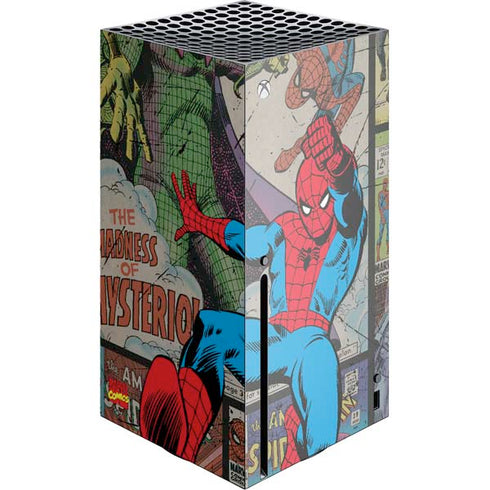 Marvel Classic Comics Amazing Spider-Man Collage Xbox Series X Console Skin