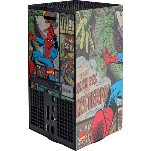 Marvel Classic Comics Amazing Spider-Man Collage Xbox Series X Console Skin