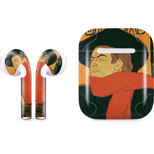 Henri Toulouse-Lautrec Ambassadeurs Aristide Bruant Apple AirPods Skin