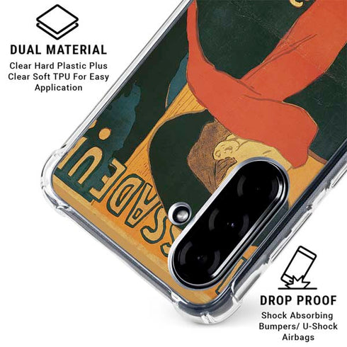 Henri Toulouse-Lautrec Ambassadeurs Aristide Bruant Galaxy A36 5G Clear Case