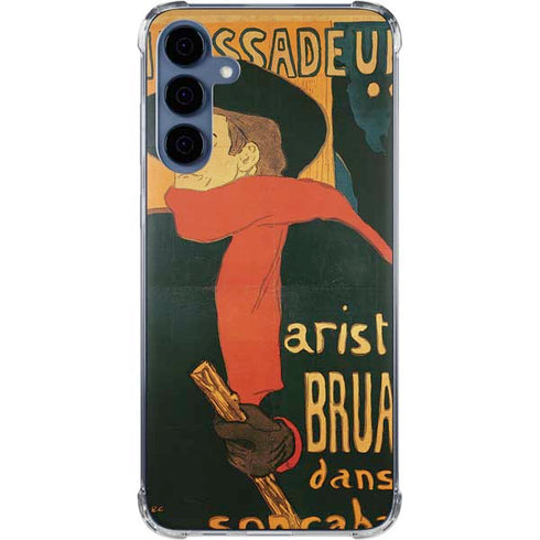 Henri Toulouse-Lautrec Ambassadeurs Aristide Bruant Galaxy A55 5G Clear Case